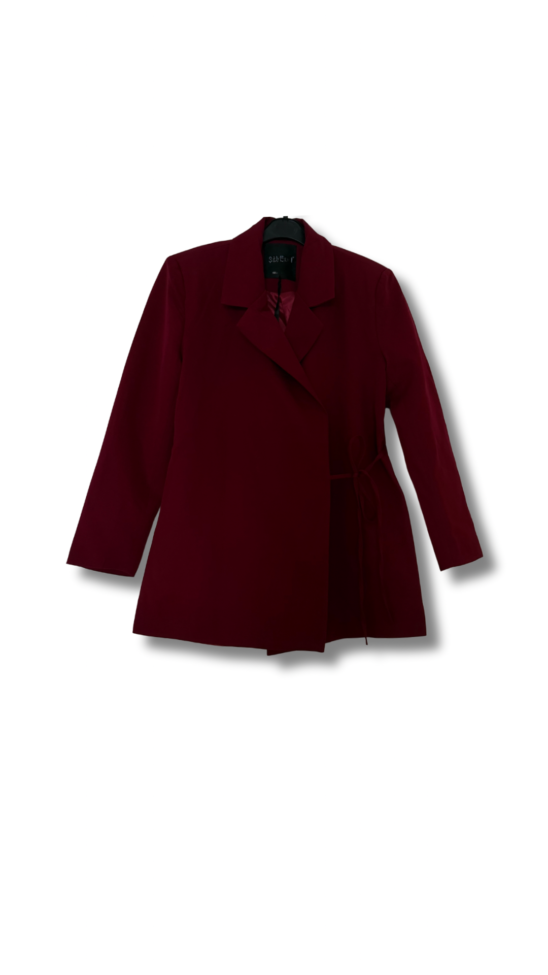 Blazer mit Schnürren Bordeaux