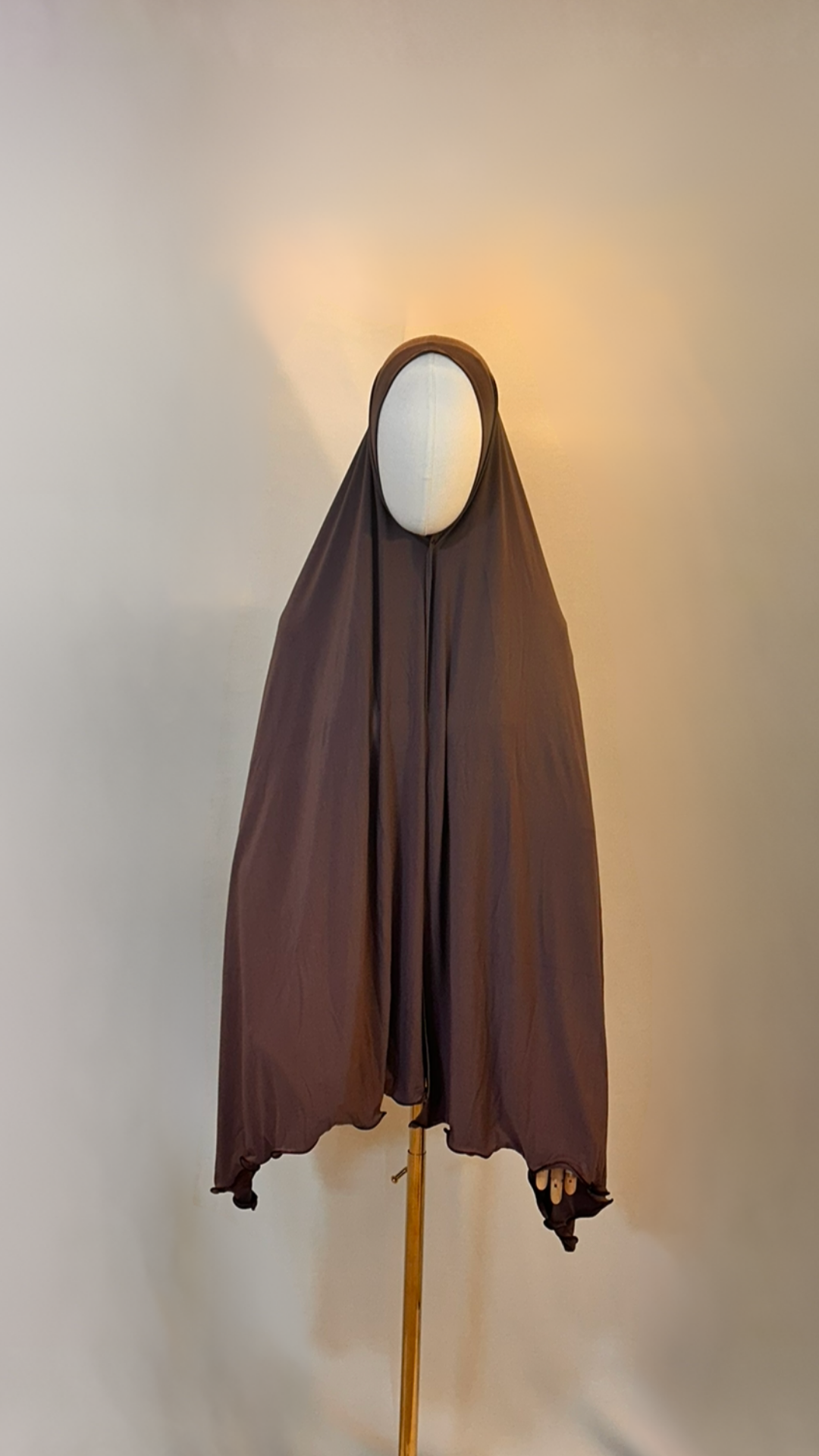 Premium Jersey Hijab mit Wellen