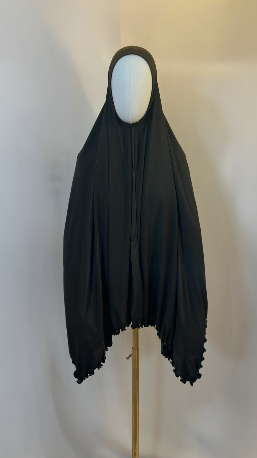 Premium Jersey Hijab mit Wellen