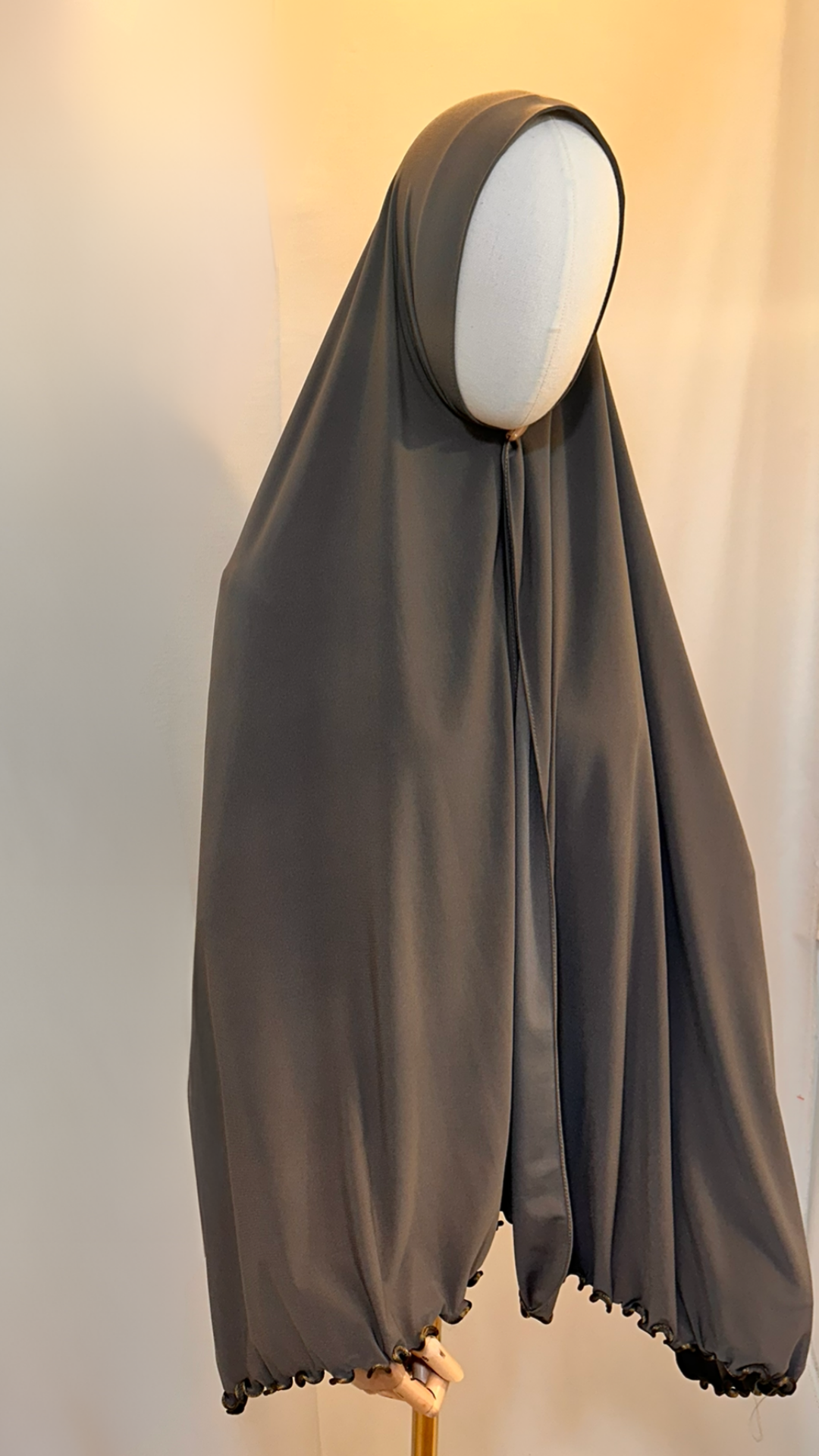 Hijab mit Wellen Grüntöne