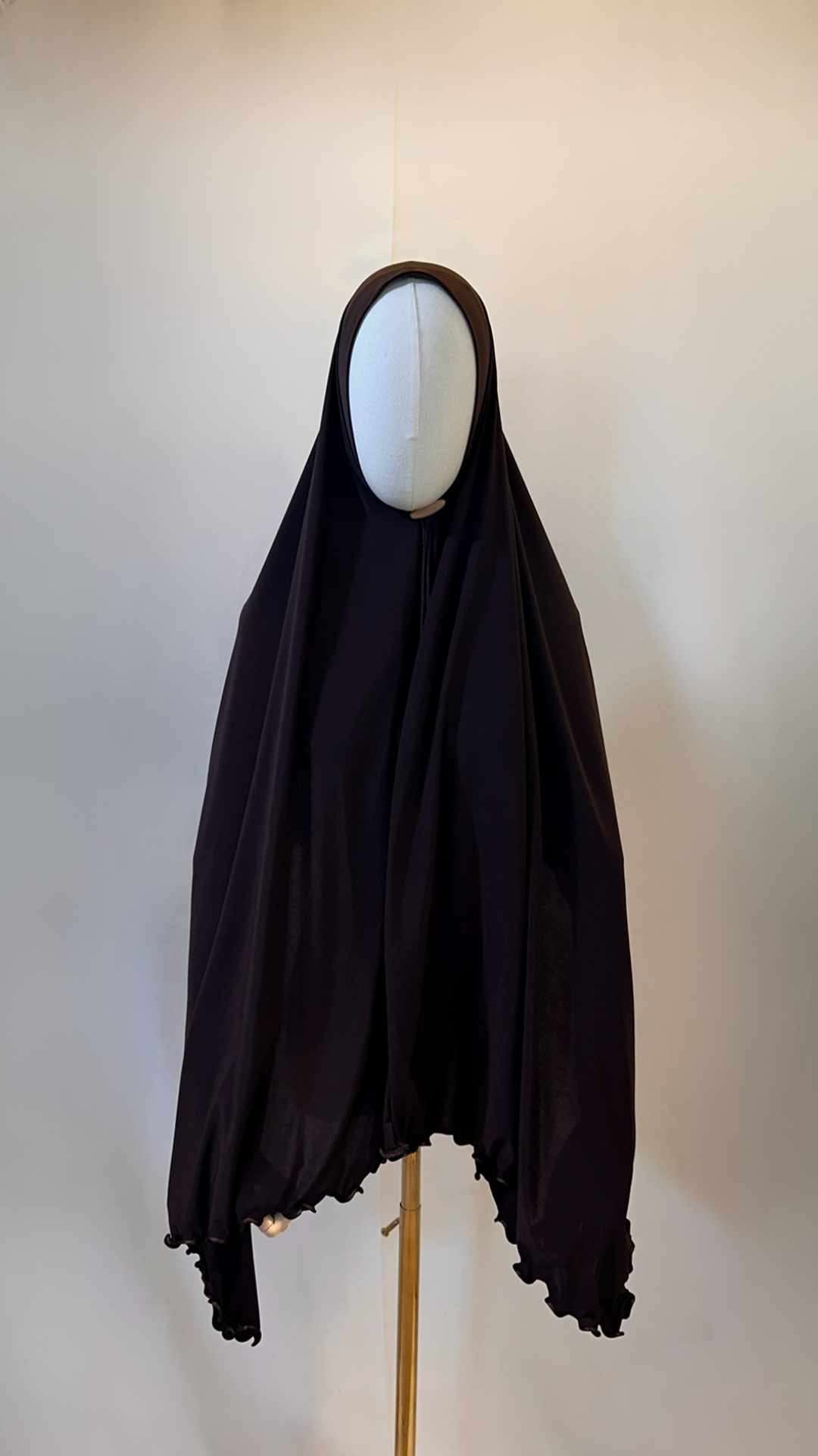Premium Jersey Hijab mit Wellen